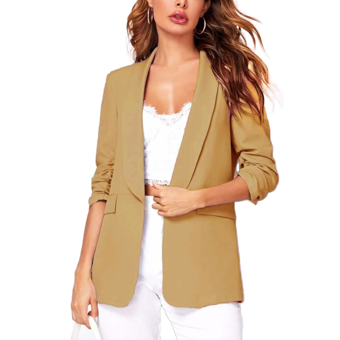 
                  
                    Blazer Colletto Ruched Elegance - Regina Store By Centparadise
                  
                