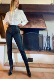 Pantalone Felino Skinny Fit con Tasche Rivestite in Stampa Leopardata - Regina Store By Centparadise